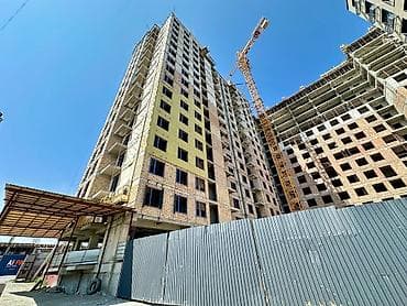 alim: 2 комнаты, 69 м², 15 этаж, ПСО (под самоотделку) — 3