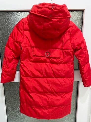 пальто детское демисезонное: Куртка детская Куртка зимняя Пуховик На 6-7-8 лет Состояние — 2