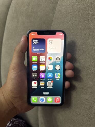 айфон 11 бу купить: IPhone 11, Колдонулган, 64 ГБ, Каптама, Кабель, Коргоочу айнек, 72 % — 2