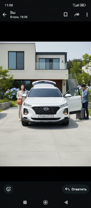 машина за 2000 долларов в бишкеке: Hyundai Santa Fe: 2020 г., 2 л, Автомат, Дизель, Кроссовер — 1