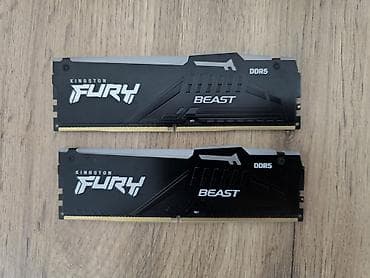 память: Оперативная память (RAM) для ПК, Б/у, Kingston, 16 ГБ, DDR5, 5200 МГц — 1