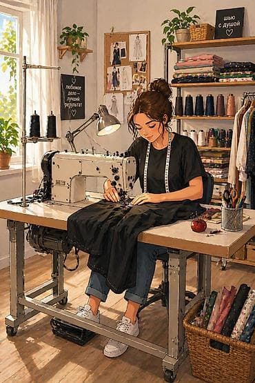 ученица швея: Швея, Надомница, Универсал, Платья, Оплата: Еженедельно, Опыт работы: 3-5 лет опыта — 1