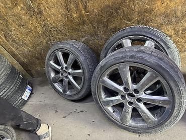 Шиналар жана дисктер: Дөңгөлөктөр монтажда 225 / 45 / R 18, Жай, Колдонулган, Комплект, Жеңил унаалар, Куйма, тешиктери - 5 — 3