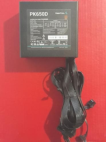 core i3: Блок питания, Б/у, DeepCool, 650 Вт, 80 Plus, 650 Вт — 1