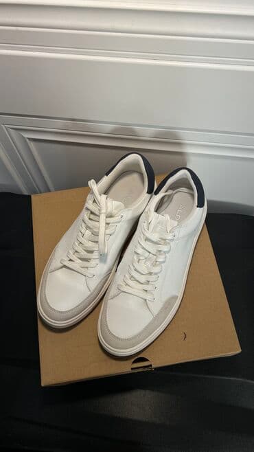 фирменная обувь из италии: Мужские кроссовки, 41, Aldo, Б/у, цвет - Белый, Самовывоз — 1