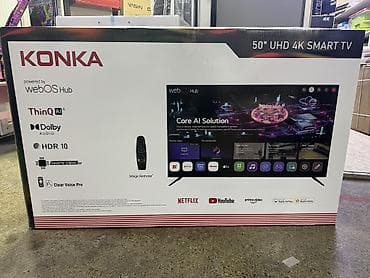 Телевизоры: Телевизор KONKA 50" UHD 4K Smart TV - Диагональ: 50 дюймов - — 10
