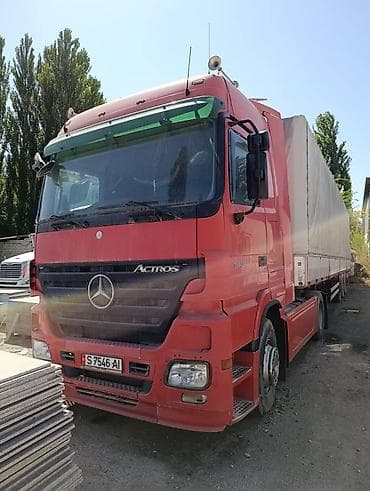 actros: Тягач, Mercedes-Benz, 2008 г., Тентованный — 2