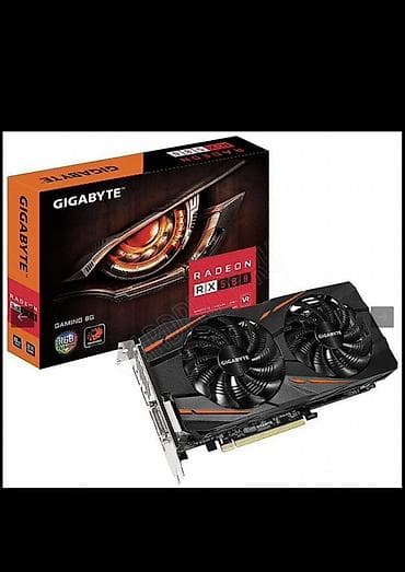 Видеокарта, Gigabyte, Radeon RX, 8 ГБ, Для ПК