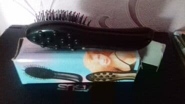 массажёр для головы: Расческа- массажер работает на батарейках, для головы и лечения ваших — 1