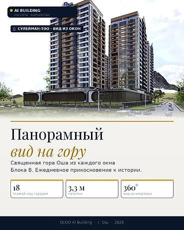 скай дом: 2 комнаты, 60 м², Элитка — 2