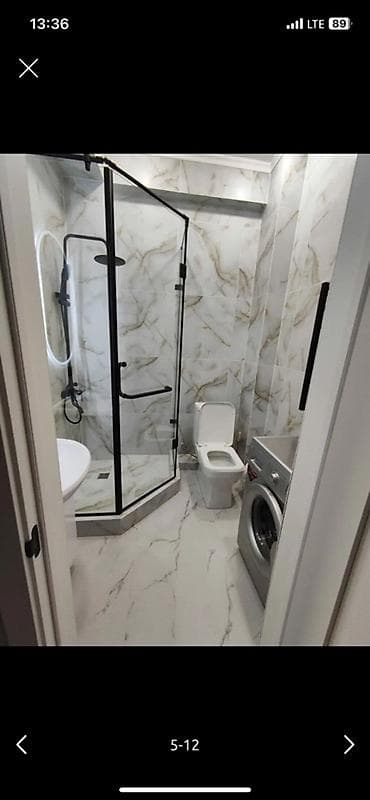 сниму квартиру мкр джал: 1 комната, 42 м², Элитка, 14 этаж, Дизайнерский ремонт — 2