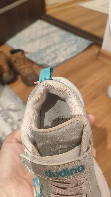 аренда кийим: Кроссовки детские dudino - Цвет: светло-серый с перламутровым — 2