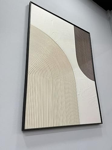 сколько стоит молдинг на стену: Настенное панно/картина в раме — современная абстракция с рельефной — 1