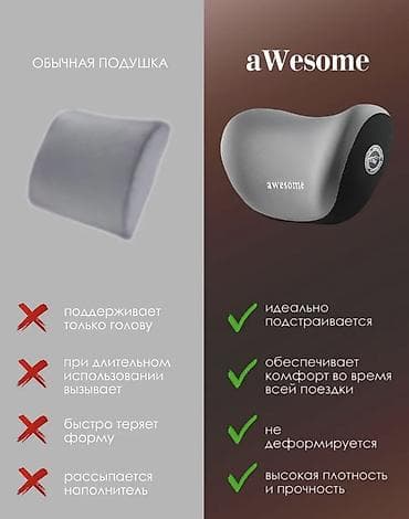 Подушка с мягкой набивкой, цвет - Черный, Новый, Самовывоз, Бесплатная доставка, Платная доставка