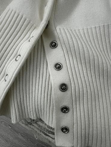 горные брюки: Кардиган, Трикотаж, Короткая модель, Осень-весна, Вязаная модель — 3