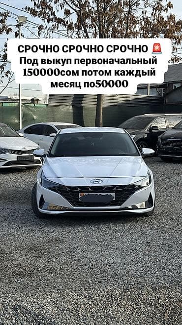 ежемесячно: Hyundai Elantra: 2020 г., 1.6 л, Автомат, Гибрид, Седан — 1