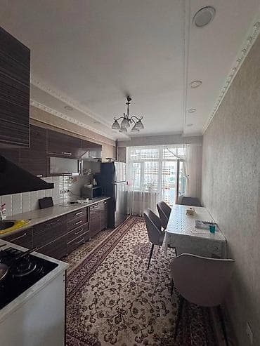Недвижимость: 3 комнаты, 100 м², Асанбай мкр Элитка, 5 этаж, Евроремонт — 9