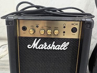 stratocaster: Электрогитара Homage + комбоусилитель Marshall MG10 + кабель Peavey — 4