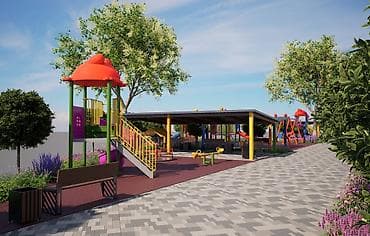 play zone: Игровой комплекс для детской площадки — яркий, многофункциональный — 4