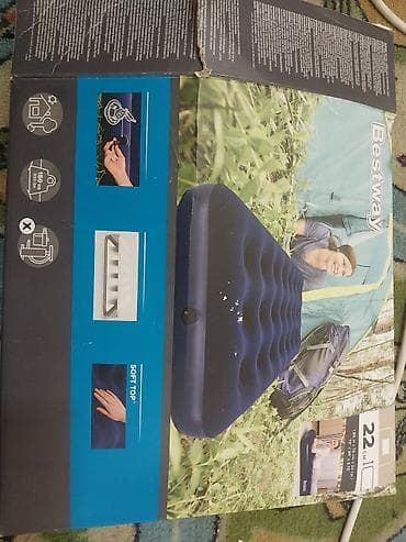 нодом: Надувной матрас Bestway (одноместный) - Размер: 185 × 76 × 22 см (73" — 1