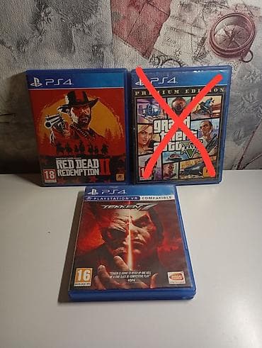 xbox kinect: Игры для PlayStation: - Red Dead Redemption II - Grand Theft Auto V — 1