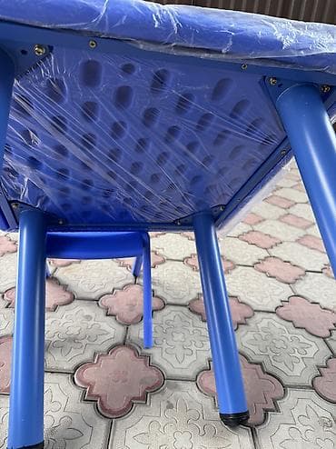 Детская мебель: Детский комплект мебели Новая Доставка квадратный стол и 2 стульчика — 8