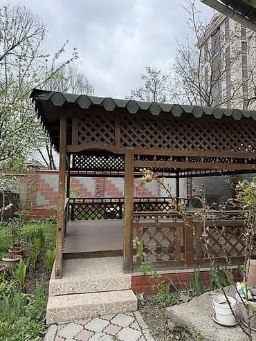 беседка для дачи: Беседка 5 x 5 x 3 м, Дерево — 2