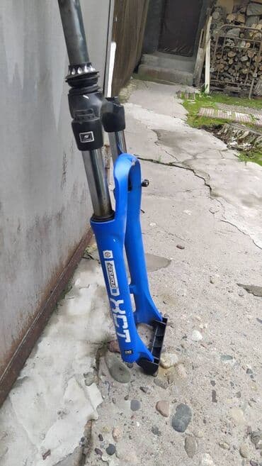 моторы для велосипедов: . Вилка под 26 колеса дисковые тормоза штаны алюминий б/у. Колёса — 5