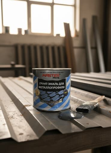 Грунт-эмаль Master Prime для металлопрофиля обеспечивает надежную