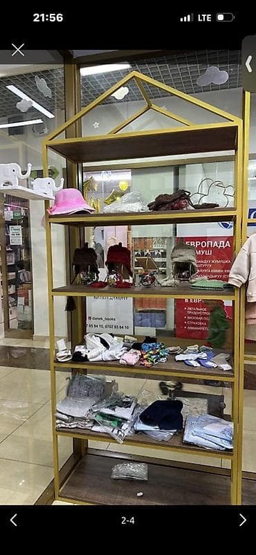Кронштейн Для одежды, Материал: Металл, Лофт, Б/у — 5