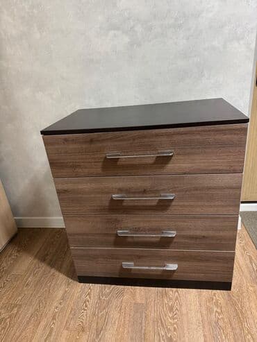 Комод для одежды, Б/у, Без зеркала, ЛДСП, цвет - Коричневый, Самовывоз