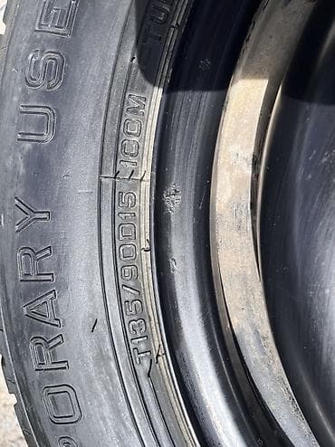 Колеса в сборе 135 / >80 / R 15, Всесезонная, Запаска, Легковые, Железные, отверстий - 5 — 2