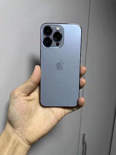 коробка iphone 13 pro max: IPhone 13 Pro, Б/у, 256 ГБ, Sierra Blue, Коробка, 91 % — 3