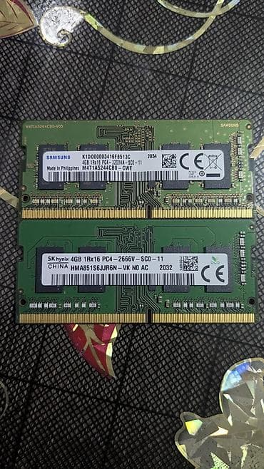 Оперативная память (RAM) для ПК, Б/у, Samsung, 4 ГБ, DDR4, 3200 МГц