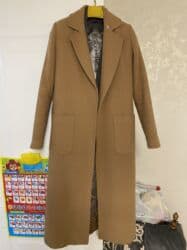 плащи от дождя: Пальто, Тренчкот, Зима, Длинная модель, Двубортная модель, S — 2