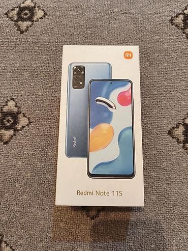 Redmi, Redmi Note 11S, Б/у, 128 ГБ, цвет - Синий, 2 SIM