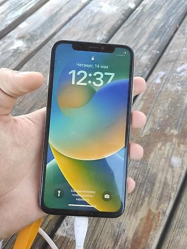 телефоны айфон 10: IPhone X, Б/у, 256 ГБ, Серебристый, Кабель, 100 % — 2
