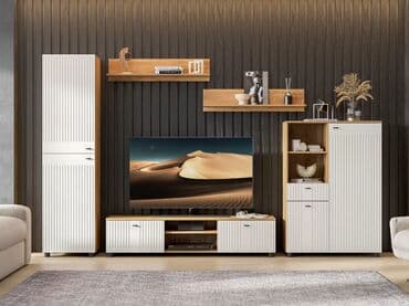 новые шифонеры: Артикул: 00050286 Милан, Пенал глухой Дуб Золотой/Белый Матовый, СВ — 2