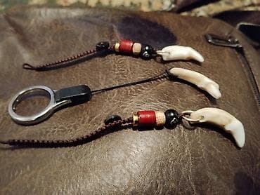 секонд обувь: Брелоки-талисманыиз Волчих зубов коктей,,и альчикоа Состав и — 9