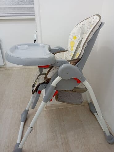 стульчик трансформер для кормления деревянный: Стульчик для кормления, Другой бренд, Пластик, Трансформер, цвет - Серый — 1