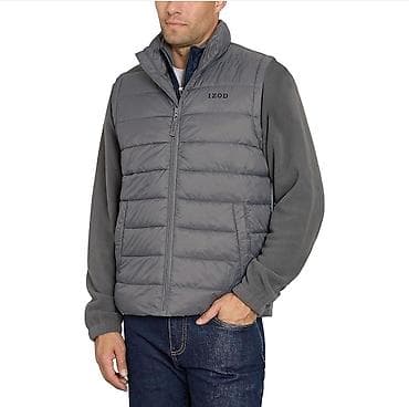 IZOD. Пуховик жилет.Сохраняйте тепло, не чувствуя себя отягощенным в