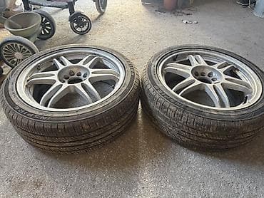 такта краун: Диски R 17 RAYS, Пара, отверстий - 5, Б/у — 1