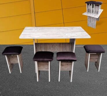 мебель бишкек столы и стулья фото цены: Кухонный стол и стул, Новый, Самовывоз, Платная доставка — 8