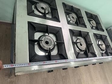 Оборудование для производства: Профессиональная газовая плита на 6 конфорок - Материал: нержавеющая — 2