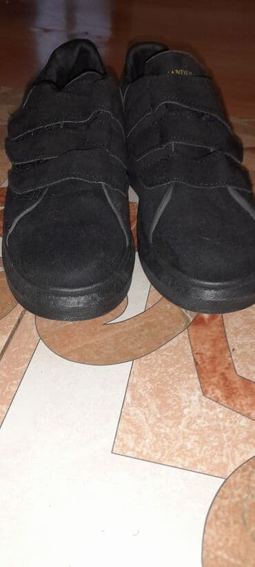 женская модельная обувь больших размеров: Кроссовки, 38.5, 39, Alexander McQueen, Новый, цвет - Черный, Самовывоз — 3