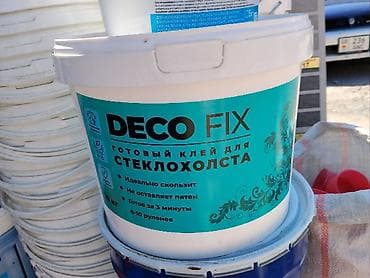 Туш кагаздар үчүн клей: Deco Fix, Айнек туш кагаздар үчүн, Суюк — 1