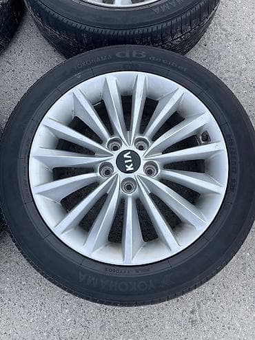 kla k7: Литые Диски R 17 Hyundai, Комплект, отверстий - 5, Б/у — 6