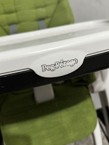 стульчик кормление: Тамактандыруучу отургуч, Peg perego, Пластик, Отургучтун башка түрү, түсү - Жашыл — 1