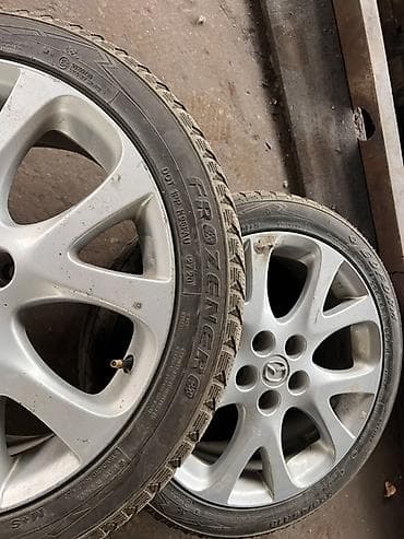 small car: Комплект зимних колес на литых дисках Mazda. Характеристики: - Диски — 1