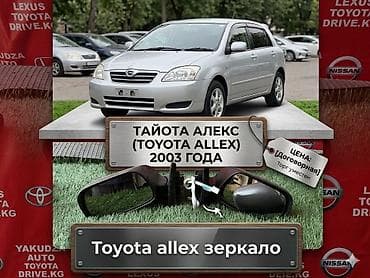 corolla e120: Зеркала боковые для Toyota Corolla (E120) — левое и правое. - — 1